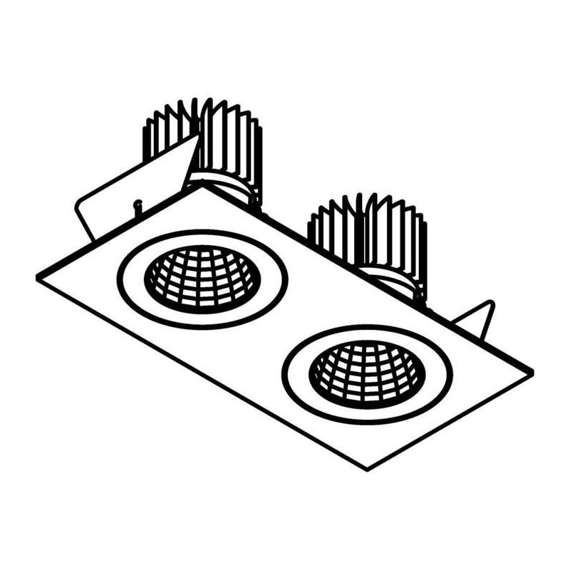 PSM Lighting Ø80 Luxor Xtm.1300.10036.S2 Recessed Spot