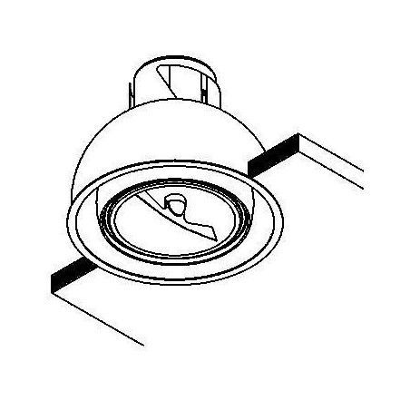 PSM Lighting Olivia 1808.B Recessed Spot