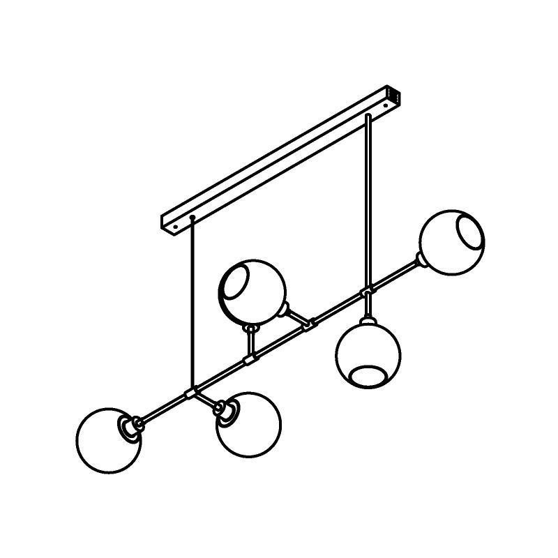 PSM Lighting Cleo 5142 Suspension lamp