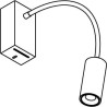 PSM Lighting Flex Little 1126.300 Wall Lamp