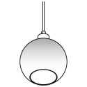 PSM Lighting Moby Sh 4951.B.E27.Sh Suspension Lamp