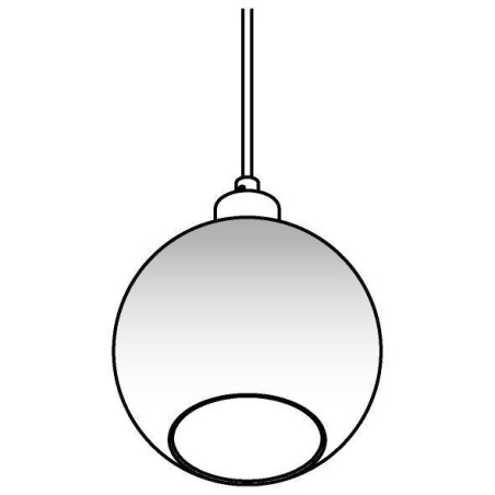 PSM Lighting Moby Sh 4951.B.E27.Sh Suspension Lamp