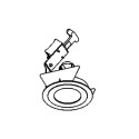 PSM Lighting Ø80 Convertible Aria Recessed Spot