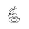 PSM Lighting Ø80 Convertible Aria Recessed Spot