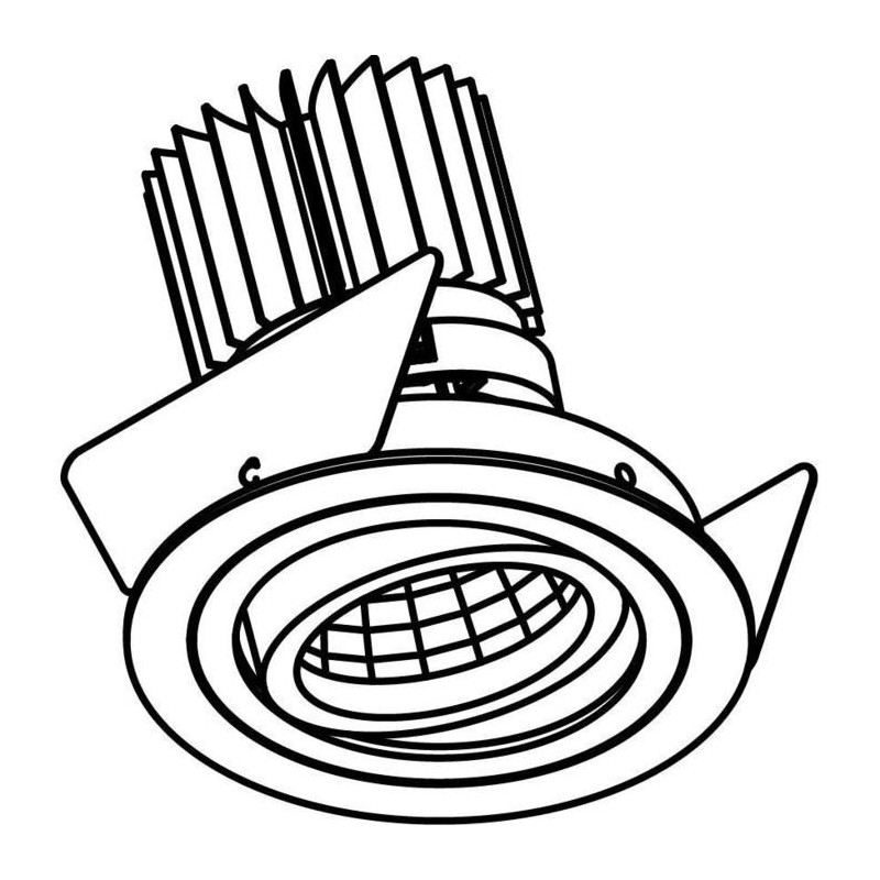 PSM Lighting Ø80 Luxor Xtm.1300.10011.S2 Recessed Spot