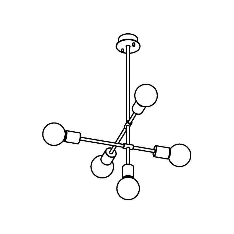 PSM Lighting Cleo 1529.5.E27 PSM Lighting Cleo 1529.5.E27.116 Suspension lamp