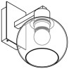 PSM Lighting Moby Sh 5161.SH.A Wall lamp