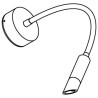 PSM Lighting Lipstick 1849 Wall Lamp