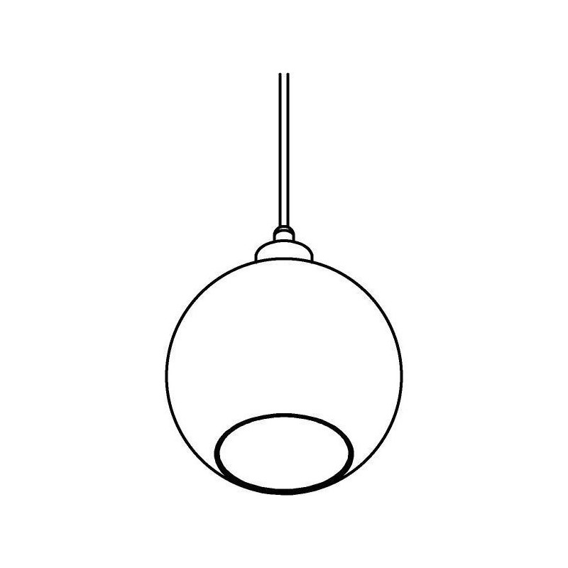 PSM Lighting Moby Sh 5069.B.E27.Sh Suspension Lamp