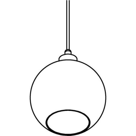 PSM Lighting Moby Sh 5069.B.E27.Sh Suspension Lamp
