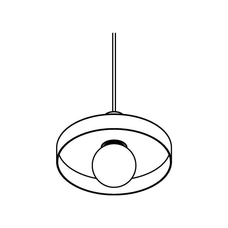 PSM Lighting Skivve 4991.E27 Suspension Lamp