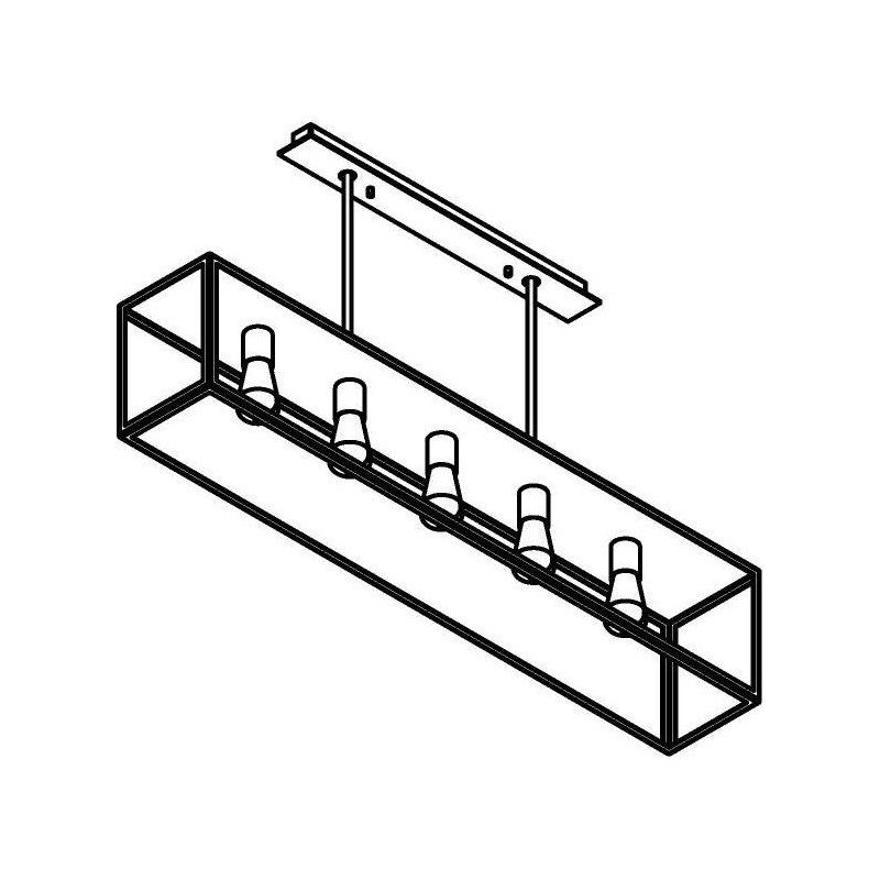 PSM Lighting Tavolo 5100.5.Xlc Suspension Lamp