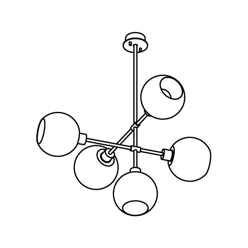 PSM Lighting Cleo 1507.5.E27 Suspension Lamp