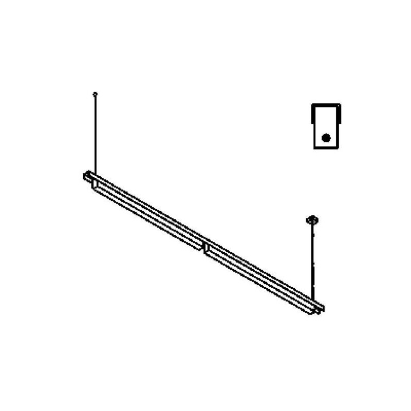 PSM Lighting Clip 2524Bled Suspension Lamp