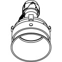 PSM Lighting Equal Click System E-Clickcap.Es50 Recessed Spot