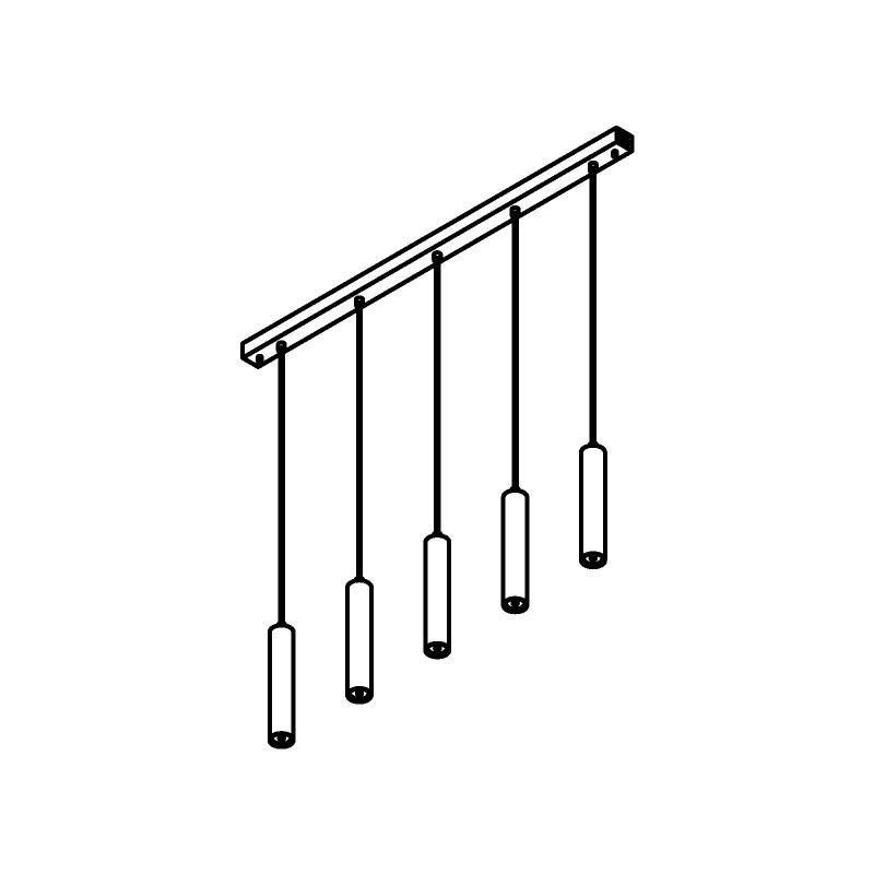 PSM Lighting Mero 1908.5.16 Suspension Lamp