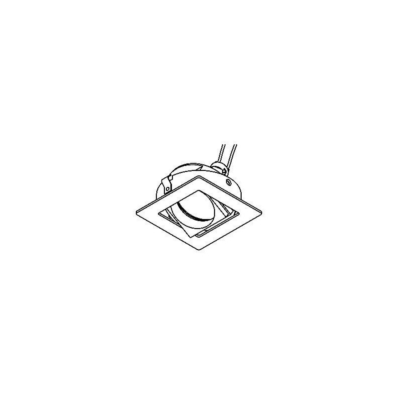 PSM Lighting Square Click System Cassamba.Dicro Recessed Spot