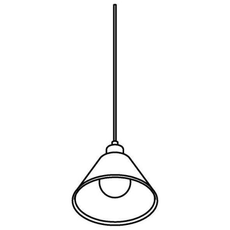 PSM Lighting Iconic 4600.J.E27.SH.BZ.53 PSM Lighting Iconic 4600.J.E27.SH.BZ.53.TXJ Suspension lamp