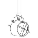 PSM Lighting Hi Saturno Hi.6720 Ceiling Lamp / Wall Lamp
