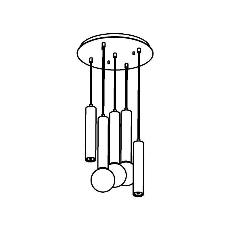 PSM Lighting Mero 1916.5 Suspension Lamp