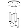 PSM Lighting Mero 1916.5 Suspension Lamp