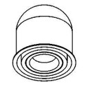 PSM Lighting Olivia Mini 1840.Yoko Recessed Spot