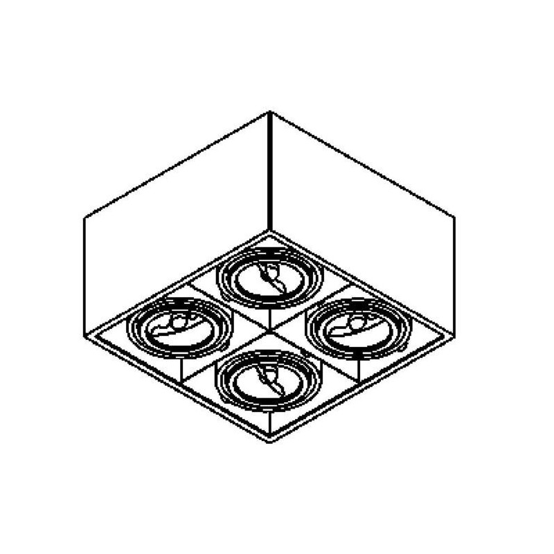 PSM Lighting Spinner X Ar70 1880.Gu10 Ceiling Lamp