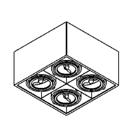 PSM Lighting Spinner X Ar70 1880.Gu10 Ceiling Lamp