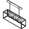 PSM Lighting Tavolo 5101.3.Xlo Suspension Lamp