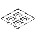 PSM Lighting Zoomclick 620.Ar70.45 Ceiling Lamp