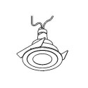 PSM Lighting Ø65 Sira35M Recessed Spot