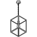 PSM Lighting Polo W776.Ch Suspension Lamp