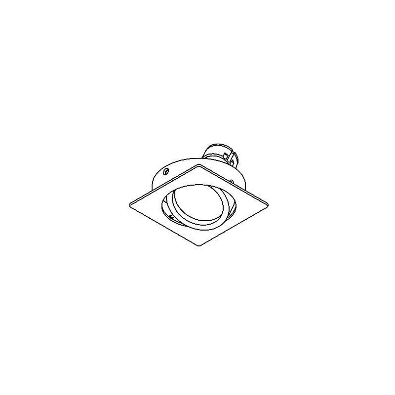 PSM Lighting Square Click System Caslimbo.Es50 Recessed Spot