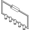PSM Lighting Thindr 1745.Cen.5 Ceiling Lamp