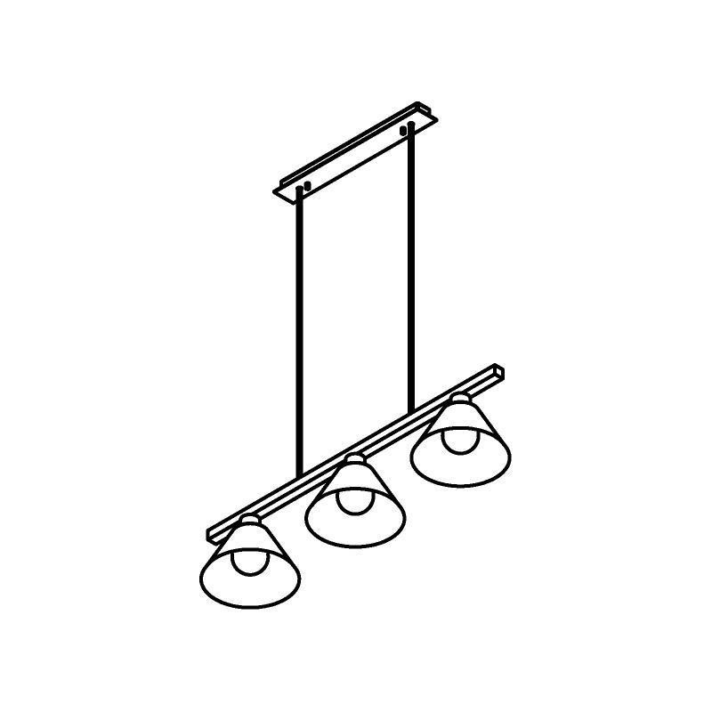 PSM Lighting Iconic 4606.J.E27.SH Suspension lamp