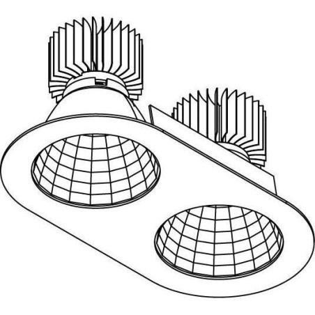 PSM Lighting Ø135 Luxor Xtm.1300.10055.S2 Recessed Spot