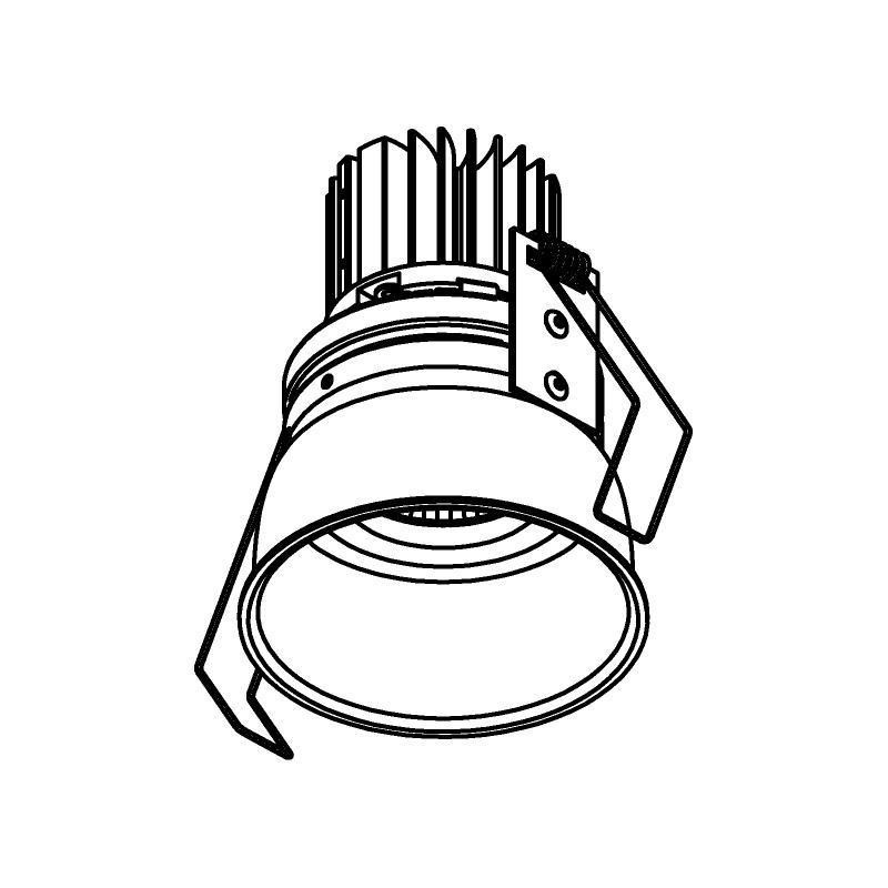 PSM Lighting Ø80 Luxor Xtm.1300.10016.S1 Recessed Spot