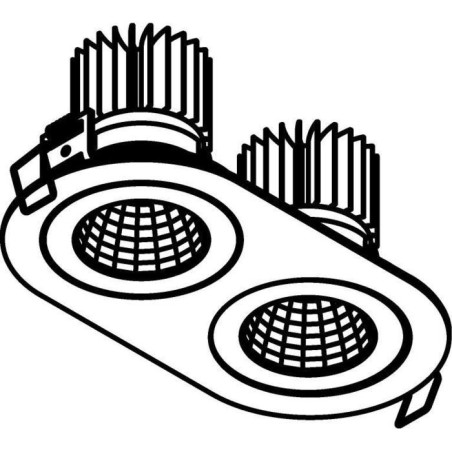 PSM Lighting Ø80 Luxor Xtm.1300.10046.S1 Recessed Spot
