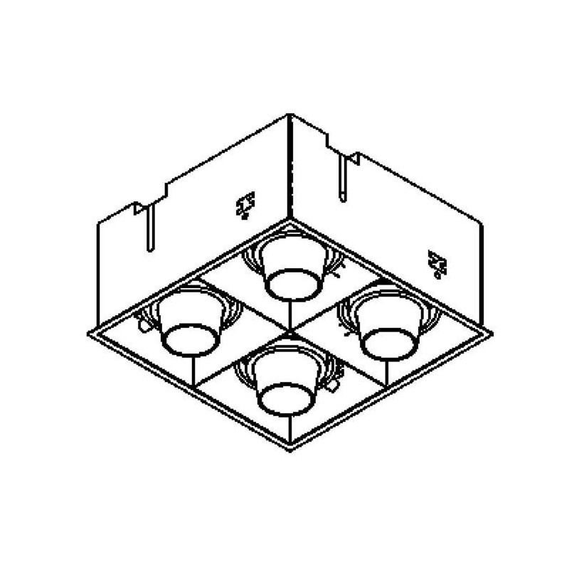 PSM Lighting Spinner X 1889.Es50 Recessed Spot
