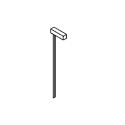 PSM Lighting Piedro T302.700 Garden Pole