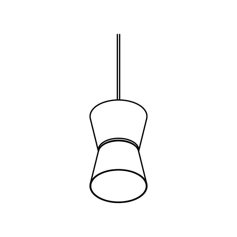 PSM Lighting Shake 5537.E27.Led Suspension Lamp
