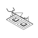 PSM Lighting Ø65 Vario2X35 Recessed Spot