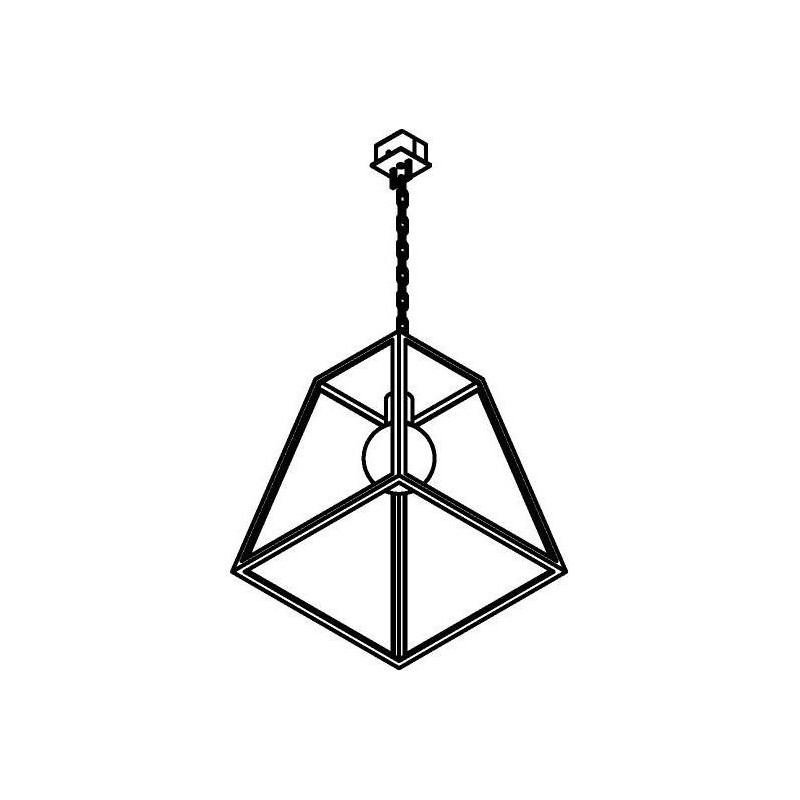 PSM Lighting Polo W758.Ch Suspension Lamp