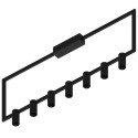 PSM Lighting Thindr 1747.Cen.7 Ceiling Lamp