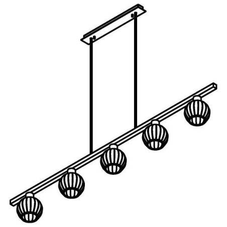 PSM Lighting Noella 4586.V.E27.SH Suspension lamp