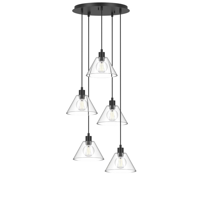 PSM Lighting Iconic 4609.J.E27.SH.BZ.53 PSM Lighting Iconic 4609.J.E27.SH.BZ.53.TXJ Suspension lamp