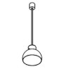 PSM Lighting Olivia 1818.B2 Suspension Lamp