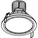 PSM Lighting Koza X - Inca Xtm 1768.1300.Ip20.Pl Recessed Spot