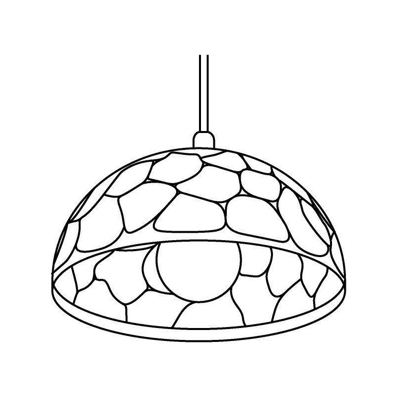 PSM Lighting Rocky 1397 Suspension Lamp