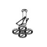 PSM Lighting Lobby 1414 Ceiling Lamp